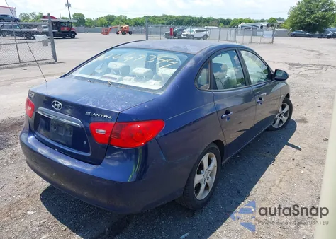 2007 Hyundai Elantra Gls/Limited/Se из США, поврежденный, VIN KMHDU46D87U026450